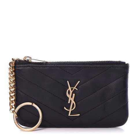 ysl monogram key pouch|ysl keyring.